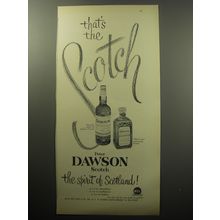 1954 Peter Dawson Scotch Ad - That's the Scotch