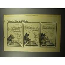 1974 Black & White Scotch Ad - Tales in Black & White King me