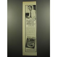 1955 Post Magazine Ad - The meanest man in Hollywood - and he earns $150,000