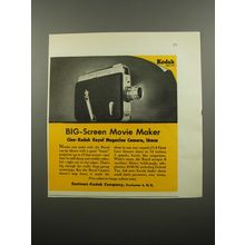 1955 Cine-Kodak Royal Magazine Camera Ad - Big-screen movie maker