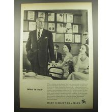 1955 Hart Schaffner & Marx Suit Ad - Who is he?