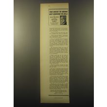 1959 Old Fitzgerald Bourbon Ad - Too much to drink not enough to sell