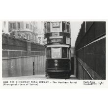 Kingsway Tram Subway Manor House 33 Bus Sutton London Real Photo Postcard