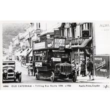 Old Caterham Tilling Tram Bus Route 159A London Postcard
