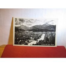INNSBRUCK GEGEN SUDEN, AUSTRIA used vintage postcard RP 1939 pm =