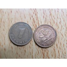 1987j 1 Pfennig Germany Coin