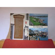 PLYMOUTH, DEVON multiview used postcard by John Hinde dated 1988 =