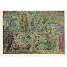 William Blake Beatrice Addressing Dante Tate Gallery Painting Postcard