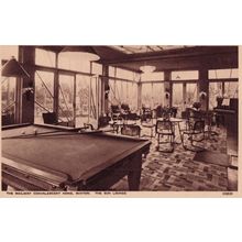 Buxton Billiard Snooker Table Railway Convalescent Home Derby Old Postcard