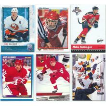Mike Sillinger 6x card lot incl RC
