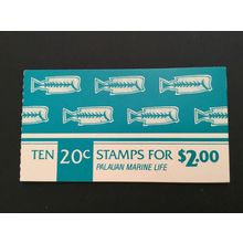 ICOLLECTZONE US Palau 14b booklet VF NH fish and sealife