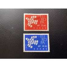 ICOLLECTZONE Greece 718a-719 VF hinged pink omitted
