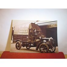 WOMAN DRIVER, G.W.R. WW1 PARCEL SERVICES unused postcard by Wiltshire Libraries=
