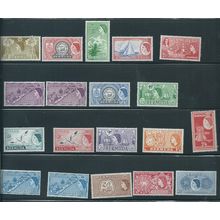 bermuda stamps sg135 sg 135 set to 10/- plus sg140a sg145b types lhm cv £90+