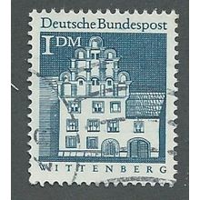 GER 1964 DM1.- 'CASTLES -WITTENBERG' FINE USED (EBID43-185)