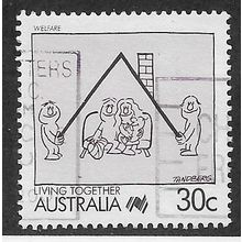 AUS 1988 30c 'LIVING TOGETHER - WELFARE' FINE USED (EBID67-165)