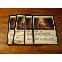 Magic The Gathering, MTG, 4-Cards, 1993-2009, ARROW VOLLEY TRAP, nm