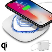 Power Pad Qi Wireless Fast Charger[ White ]