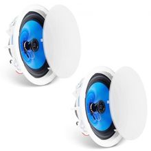 2 PCs 8 Inch in Ceiling Speakers, 50-Watts, Flush Mount Ceiling & in-Wall Sp...