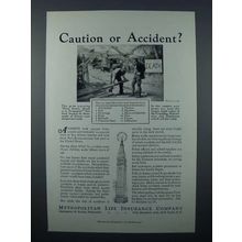1931 Metropolitan Life Insurance Ad - Accident?