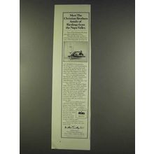 1977 Christian Brothers Napa Valley Riesling Ad