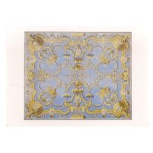 ceiling, Nicodemus Tessin Palace Stockholm by Rene Chauveau used postcard 1989 =