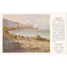 Transport Through The Ages 13th Century Ship Postcard