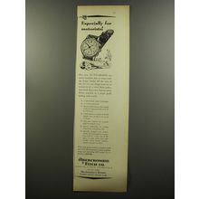 1953 Abercrombie & Fitch Auto-Graph Watch Ad - Especially for motorists