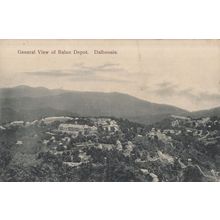 Balun Depot Dalhousie Indian Old Military Postcard