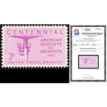 1089, Mint Superb NH 3¢ - With Graded GEM 100 PSE Certificate - Stuart Katz