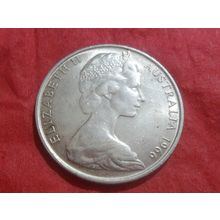 1966 Elizabeth II 50 cents - Australia.