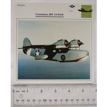 Grumman JRF Goose - USA - Seaplane - Collectors Club Card