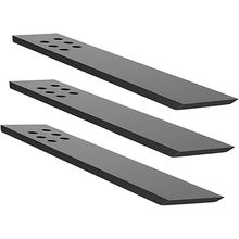 Countertop Support Bracket 3 Pack 16" Lx 2.5" W Hidden Black Knee Wall Support C