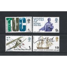 GB.Anniversaries (1st series) set of 4.Mounted Mint.Jul25b