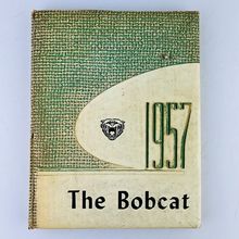 Somonauk Community High School 1957 The Bobcat Yearbook Illinois
