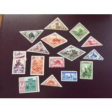 ICOLLECTZOE Tanna Tuva mixed lot F/VF NH and hinged some flaws
