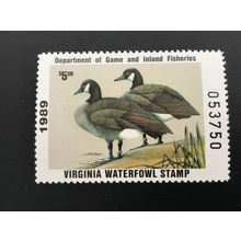 ICOLLECTZONE US 1989 Virginia VA2 Duck Stamp VF NH