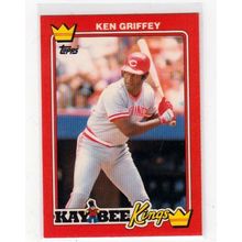 1990 Kay Bee Kings Ken Griffey Sr. baseball card #13 – Reds