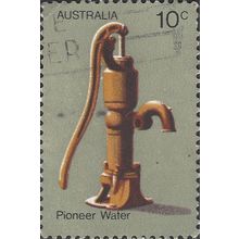 AUSTRALIA, Pioneer Water, brown 1972, 10c, #5