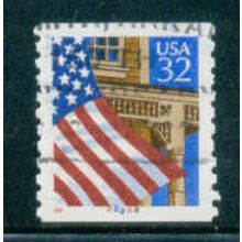 Used 2913 32c U.S. Flag Over Porch Fine CNS 22222 W0832