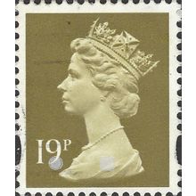 GB, QE II, Machin, olive-green 1993, 19p, #3