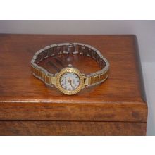 New Women’s Gold & Silver Analog Dress Watch
