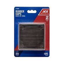 CASTR CUP SQR BRN 3"2PK