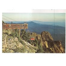 SANDIA PEAK AERIAL TRAMWAY, Albuquerque, New Mexico postcard c.1981 unused =