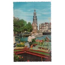 MINT TOWER, AMSTERDAM, ..unused vintage postcard c.1957