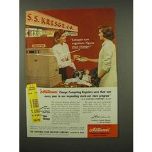 1956 National Change Computing Register Ad - Kresge's