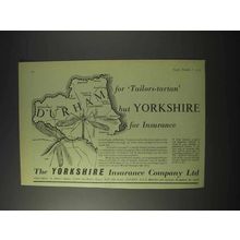 1959 The Yorkshire Insurance Ad - Durham