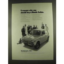 1972 Honda Sedan Ad - 9 Reasons Why You Should Buy