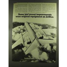 1972 Lockheed JetStar Ad - Some Recent Improvements