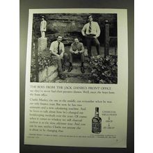 1972 Jack Daniel's Whiskey Ad - Boys From Front Office